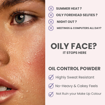 Rose Face Oil Control Powder