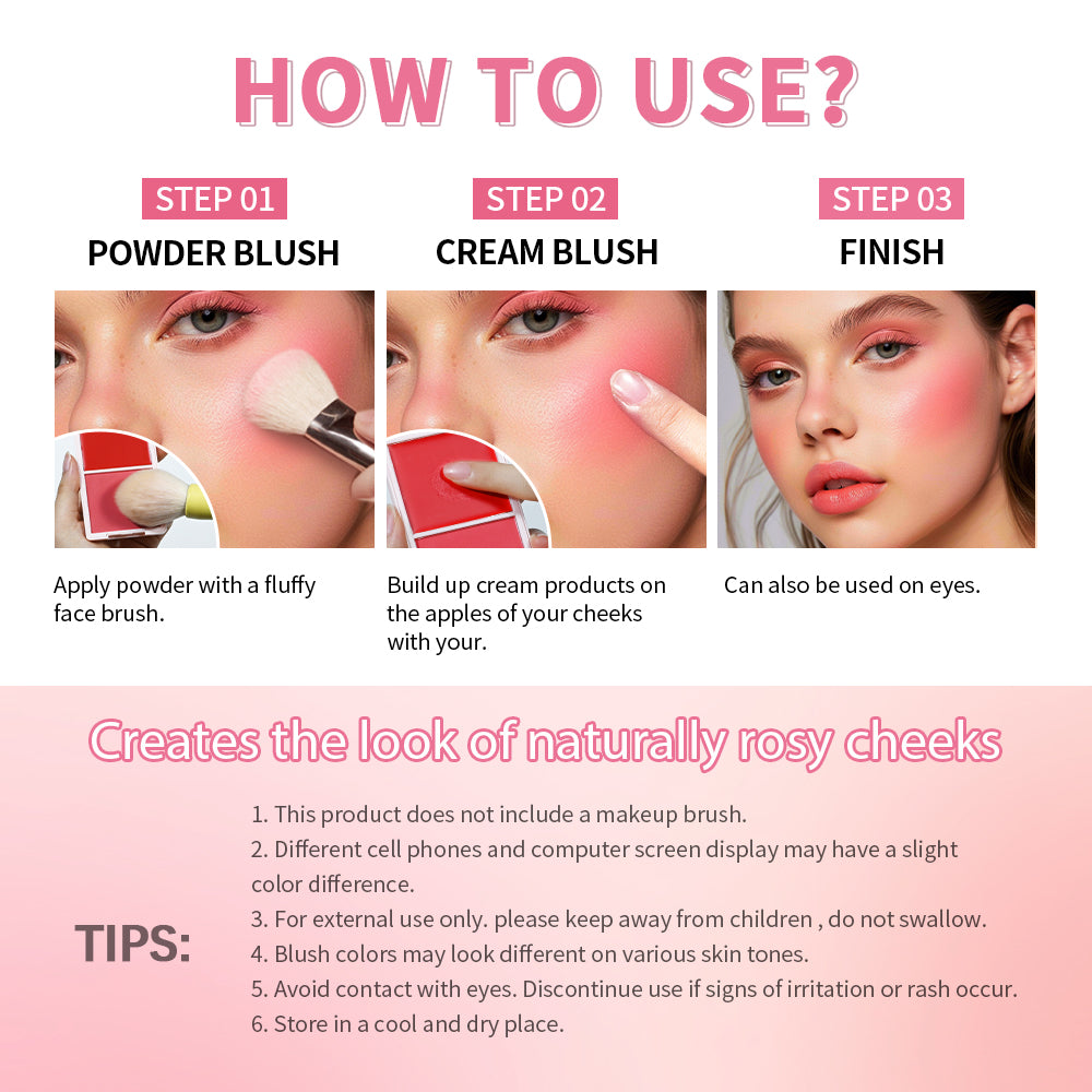 Dual-Palette Cheek Blush